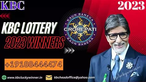 kbc lottery winner 2023 whatsapp|KBC Lottery Winner 2023 .